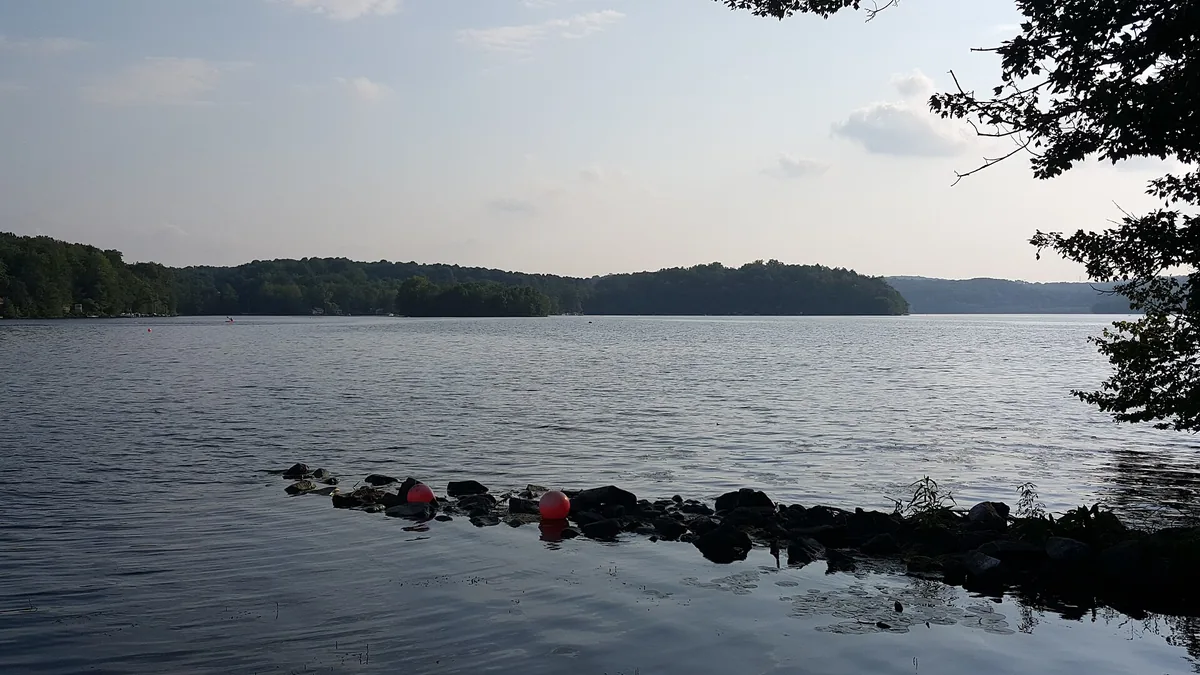 Swartswood Lake in Stillwater Township, New Jersey